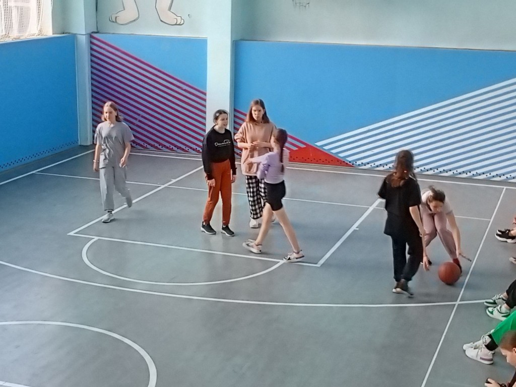 Школьные Спортивно-массовые соревнования по стритболу. 1